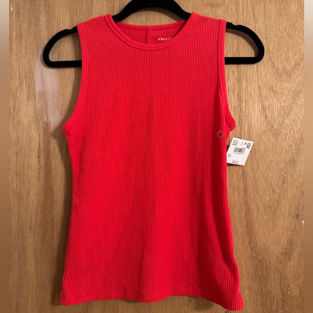 American Eagle Plush High Neck Tank Top